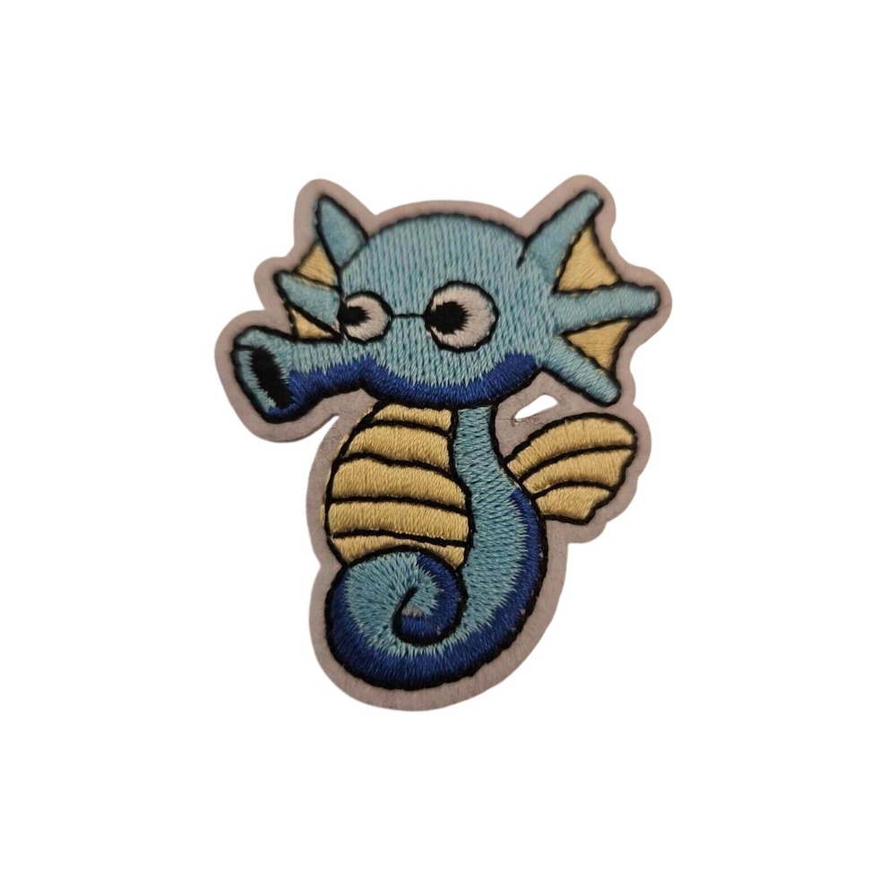 Pokemon Horsea ‎ Iron/Sew ON Patch Cloth Patch Sew Applique 1.5 x1.5